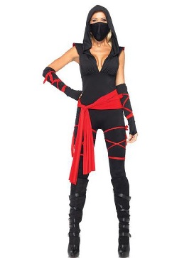 S-xl Ladies Cosplay Costume Naruto Female Samurai Halloween Costume Ninja Stage Game Costume