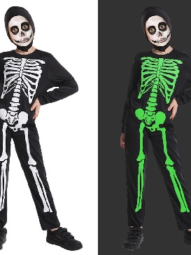 Supply Halloween Skull Ghost Bone Conjoined Show Costumes Kids Ghost Bone Cosplay Costume Show Party Costume Costume