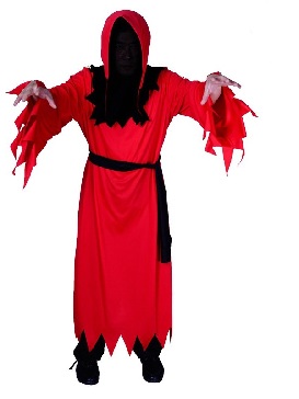 Halloween Adult Men Red Devil Death Party Costume Halloween Cosplay Costume Stage Robe Costume Costume Costume