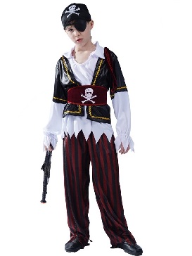 Halloween Kids Boy Pirate Costume Pirate Costume Carnival Party Costume Show Costumes Stage Costumes