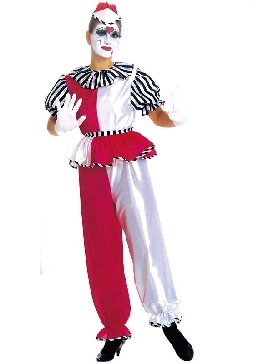 Supply Halloween Adult Big Women Opera House Mime Clown Cosplay Costume Stage Show Party Costume