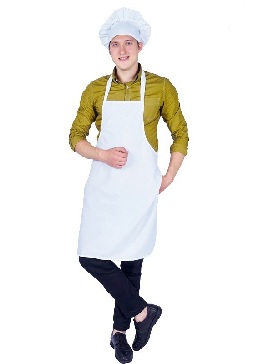 Halloween Adult Big Men Funny Chef Cosplay Costume Party Costume T