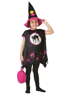 Cute Little Witch Costume Halloween Witch Cosplay Costume Girl Witch Costume Masquerade Costume