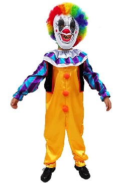 Halloween Little Boy Kids Horror Devil Murder Clown Cosplay Costume Party Costume Cosplay