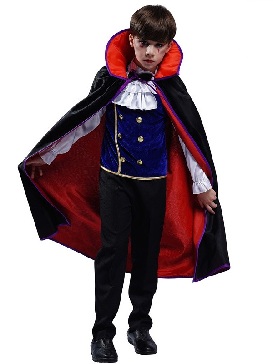 New Style Little Boy Horror Vampire Costume Halloween Cosplay Costume Masquerade Cosplay Costume