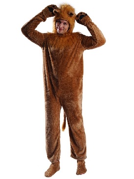 Halloween Products Men Long-haired Lion One-piece Costume Cos