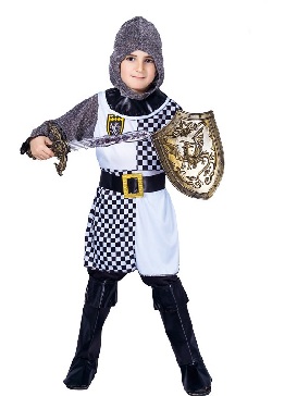 Halloween Kids Crusader Costume Boy European Middle World Samurai Cosplay Costumes Costume