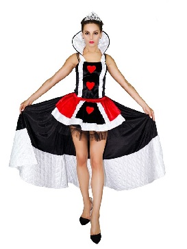 Halloween Adult Big Female Queen of Spades Stage Costumes Show Costumes Halloween Party Costumes Outfits