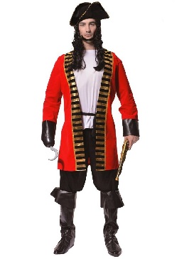 Halloween Adult Big Men Pirate Suit Cosplay Costume Party Costume