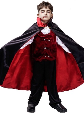 Children's Halloween Horror Vampire Costume Little Boy Vampire Stage Show Cosplay Costume