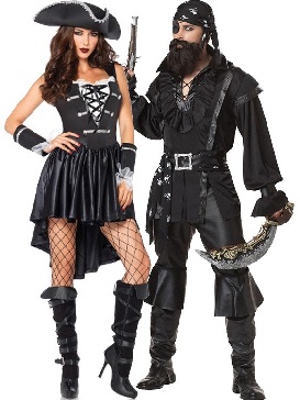 Halloween Male Pirate Costume Cosplay Costume Men's Robin Hood One-eyed Dragon Suit Stage Show Costumes