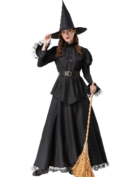 Witch Costume Medieval Witch Dress Cos Costume Halloween Costume