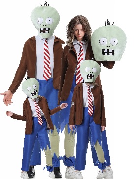 Plants Vs. Zombies Anthropomorphic Dolls Parent-child Costume Girls Halloween Cosplay Costume Stage Show Costumes