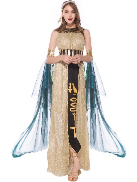Halloween Cleopatra Costumes Cosplay Medieval Roman Dancers Masquerade Show Costumes