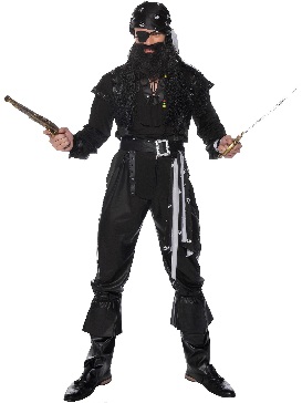 Plus Size Men Pirate Costume Halloween Costume Cosplay Costume New Male Thief Costume