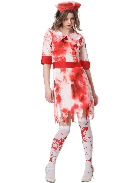 Halloween Blood Nurse Costume