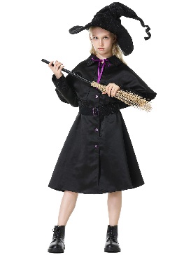 Child Witch Costume Halloween Temperance Costume