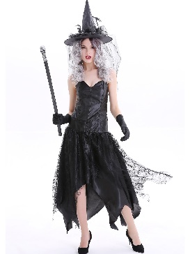 Halloween Costume Cos Black Easter Cosplay Costume Vampire Demon Witch Costume