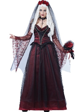 Ladies Halloween Zombie Vampire Brides Queen Costumes Cosplay Costumes Costume Set