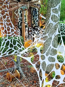 Dedicated To Halloween Decoration Spider Web Gauze Rags Stretch Cloth Spider Web Yarn Atmosphere Decoration Room