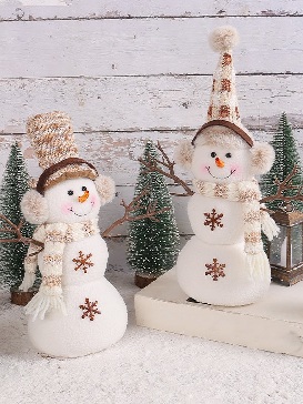 Christmas Dwarf Hat Snowman Doll 2023 Creative Table Decoration Ornaments Christmas Scene Decoration