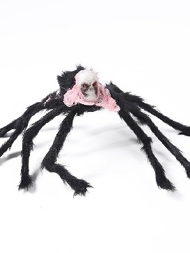 Halloween Skull Spider Plush Spider Decoration Spider Foam Skull Script Kill Whole Person Escape Room
