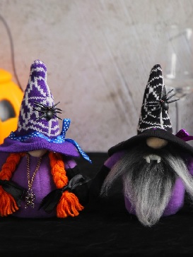 Halloween Faceless Vampire Doll Ornaments Spider Bat Doll Party Dress Up