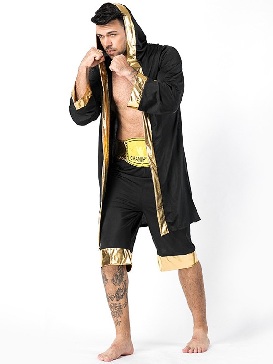 Halloween Male Style Boxer Costume Adult Game Costume Halloween Costume