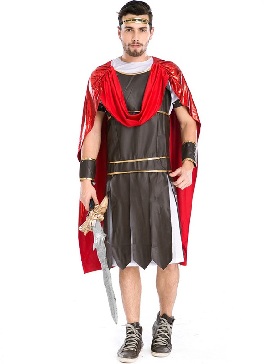 Roman Warrior Clothes Halloween Gladiator Spartan Warrior Male Game Clothes Stage Costume