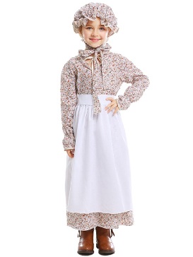 Parent-child Costume Child Wolf Grandmother Fairy Tale Clothing Pastoral Farm Skirt Cosplay Costume