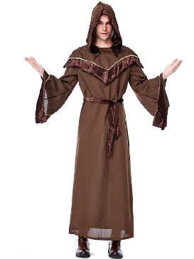 Male Wizard Clothes Adult Halloween Costume Robe Cosplay Costume