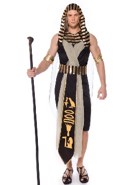 Ancient Egyptian Monarch King Adult Male Style Pharaoh Amun-ra??s Son Egyptian Mummy Halloween Costume